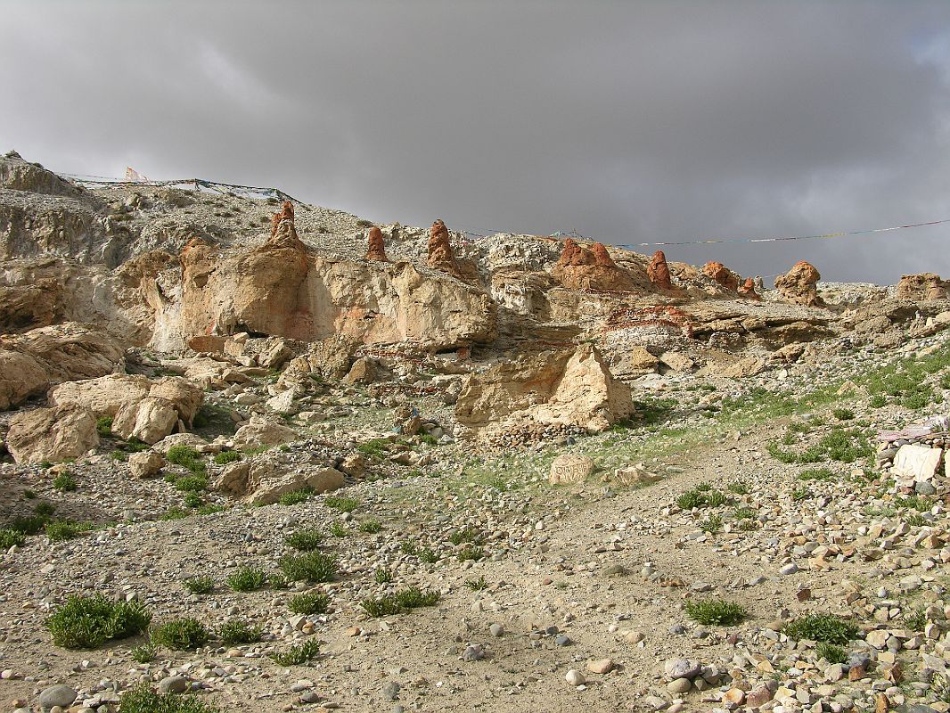 Tibet Kailash 06 Tirthapuri 07 Ranjung Self Manifesting Chortens